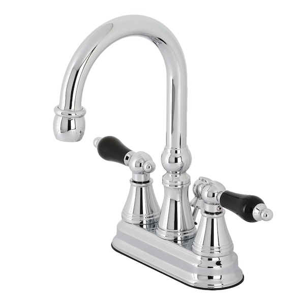 KS2611PKL Duchess 4" Centerset Bathroom Faucet W/ Brass Pop-Up, Chrome